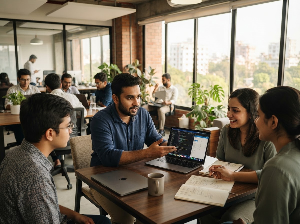 Indie Hacker Program platform view relevant to freelance professionals in Bangladesh